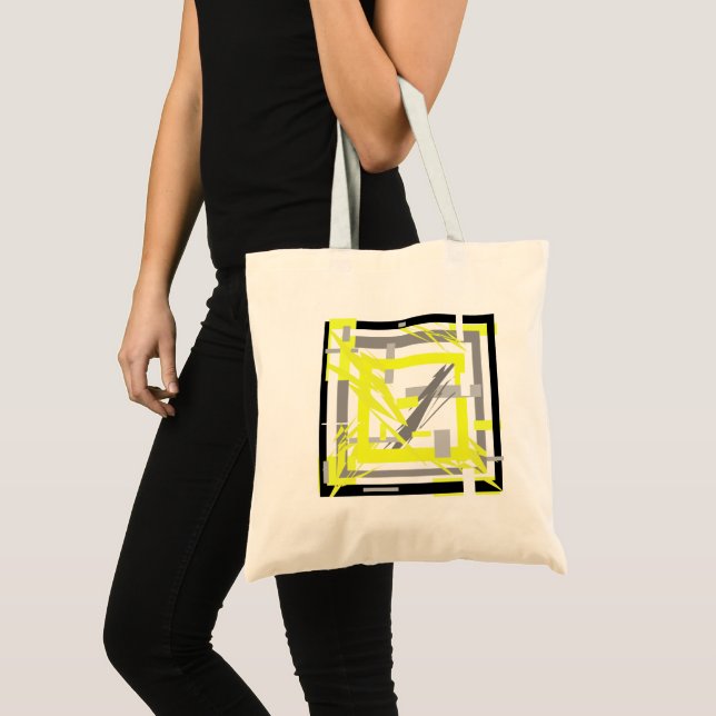 Tote Bag L'énergie électrique Art Abstrait (Devant (produit))