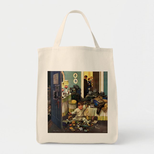Tote Bag L'enfant en bas âge vide des bourses (Devant)