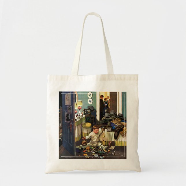 Tote Bag L'enfant en bas âge vide des bourses (Devant)
