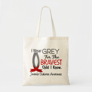 Tote Bag L'enfant le plus courageux je connais le diabète