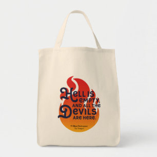 Tote Bag L'enfer de William Shakespeare est vide