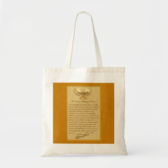 Tote Bag L'engagement de Florence Nightingale (Devant)