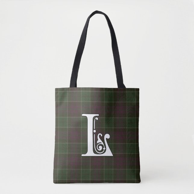 Tote Bag Lennie Clan Tartan Monogram (Devant)