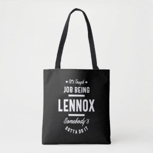 Tote Bag Lennox Nom personnalisé Anniversaire