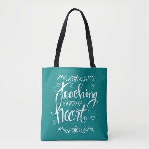 Tote Bag L'enseignement est un travail d'expression