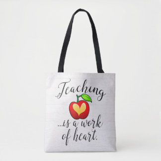 Tote Bag L'enseignement est une oeuvre de reconnaissance de