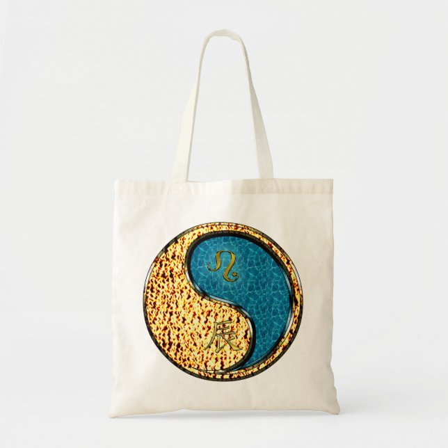 Tote Bag Léo et Dragon d'eau (Devant)