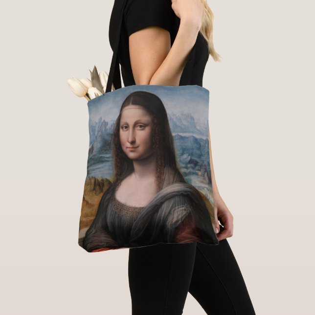 Tote Bag Leonardo da Vinci | Mona Lisa (De près)