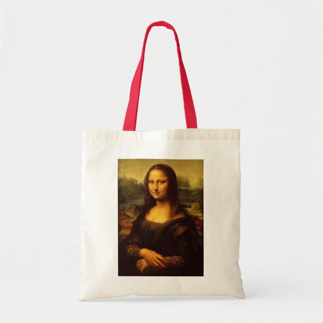 Tote Bag Leonardo Da Vinci Mona Lisa Peinture d'Art (Devant)