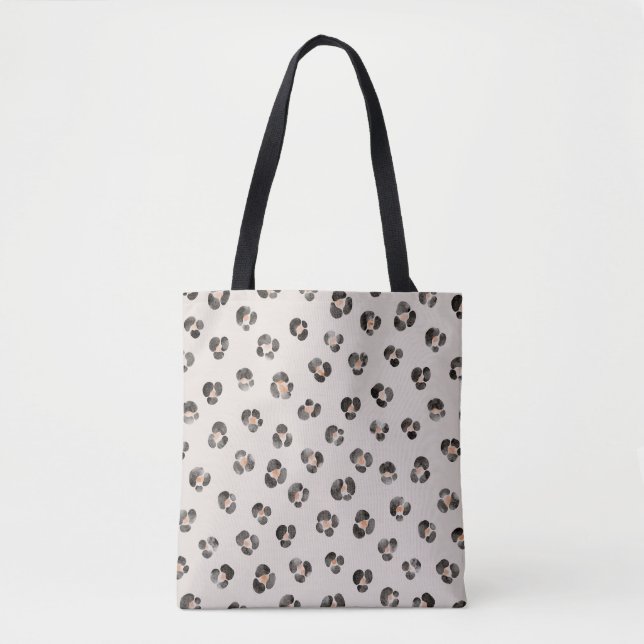 Tote Bag Leopard Cheetah Motif de peau animale sauvage (Devant)