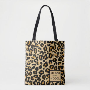 Tote Bag Leopard classique moderne Cheetah tendance Chien p