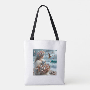 Tote Bag Léopard des neiges de l'océan