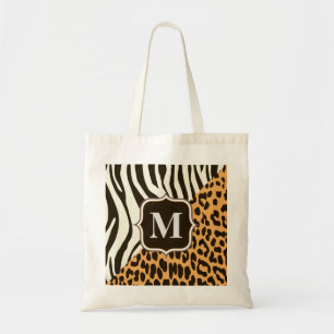 Tote Bag Leopard et Zebra