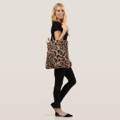 Tote Bag Leopard - imprimé tacheté animal (Sur le modèle)