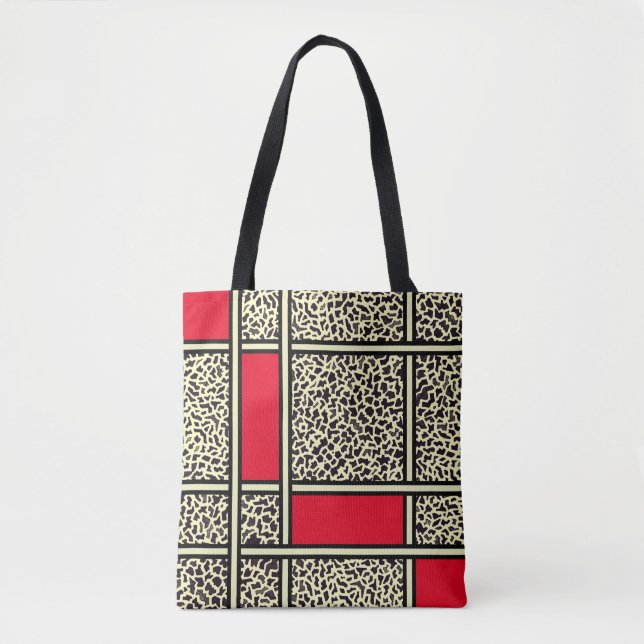 Tote Bag Léopard rouge (Devant)