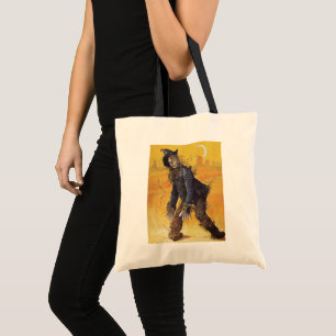 Tote Bag L'épouvantail du Magicien d'Oz, Contes de fées vin