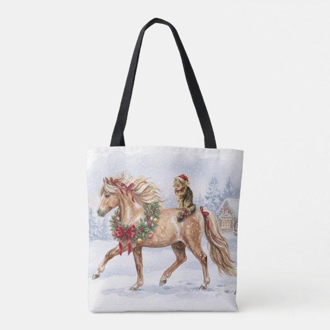 Tote Bag L'équipe de Noël - Maggie et Nari (Dos)