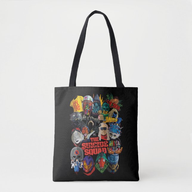 Tote Bag L'équipe du suicide | Avatars stylisés (Devant)