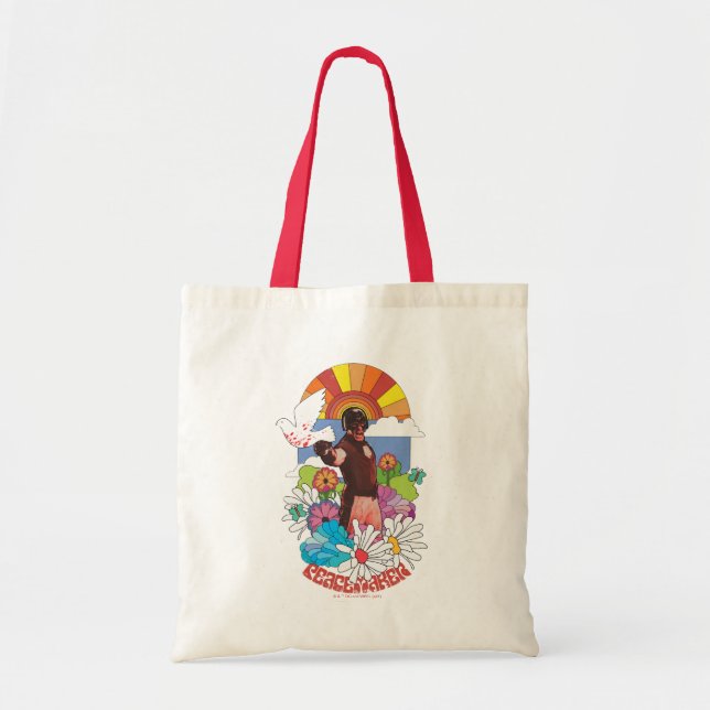 Tote Bag L'équipe du suicide | Fleurs et soleil Peacemaker (Devant)