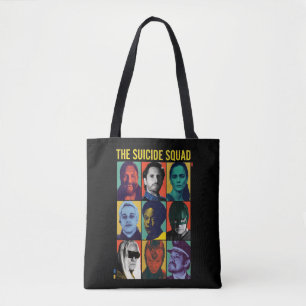 Tote Bag L'équipe du suicide   Grille Rétro Avec Amanda W
