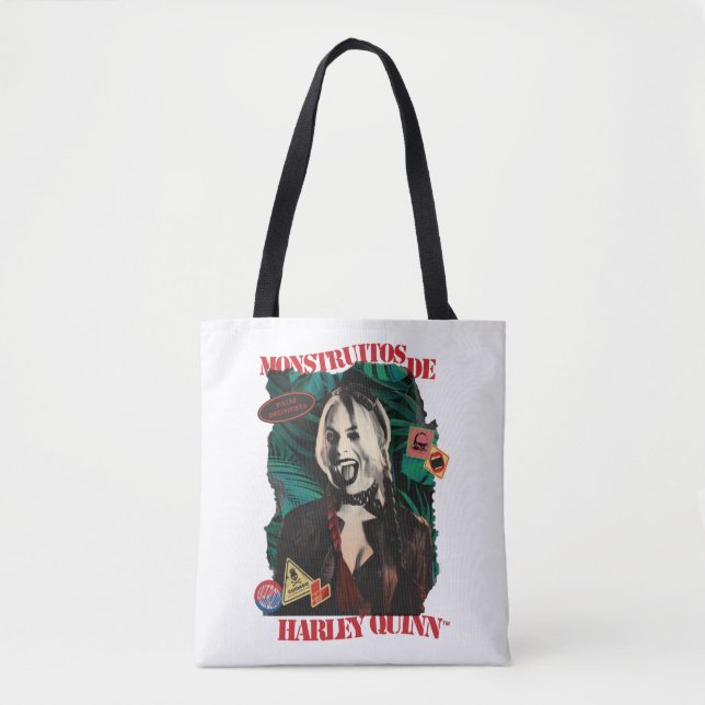 Tote Bag L'équipe du suicide | Harley Quinn Winking (Devant)