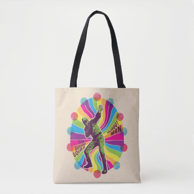 Tote Bag L'équipe du suicide | Polka-Dot Homme Psychédéliqu (Devant)