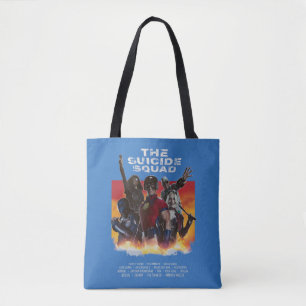Tote Bag L'équipe du suicide Poster de cinéma de style ré
