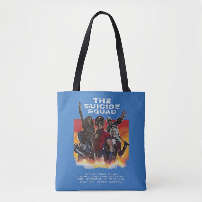 Tote Bag L'équipe du suicide | Poster de cinéma de style ré (Devant)