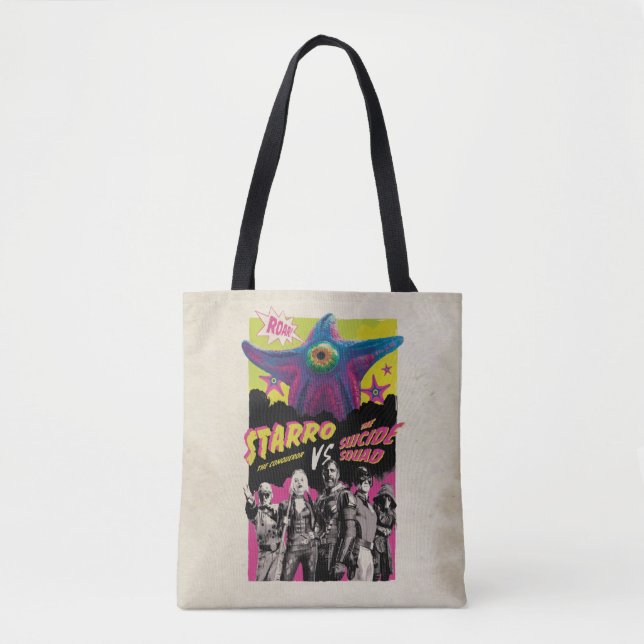 Tote Bag L'équipe du suicide | Starro Vs L'Équipe Suicide (Devant)