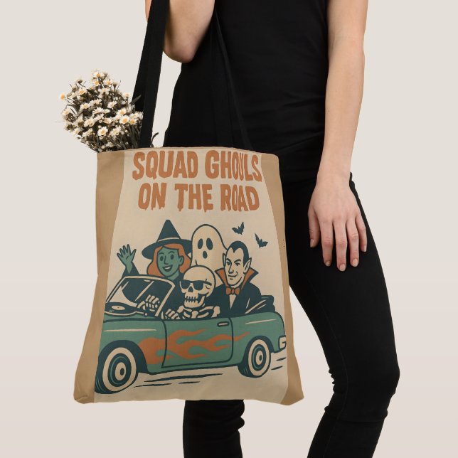 Tote Bag L'équipée des goules en style (De près)