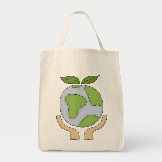 Tote Bag Les achats organiques Fourre-tout-Vont (Devant)
