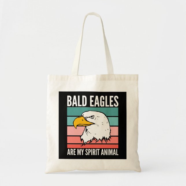 Tote Bag Les Aigles Baltes Sont Mon Esprit Animal (Devant)