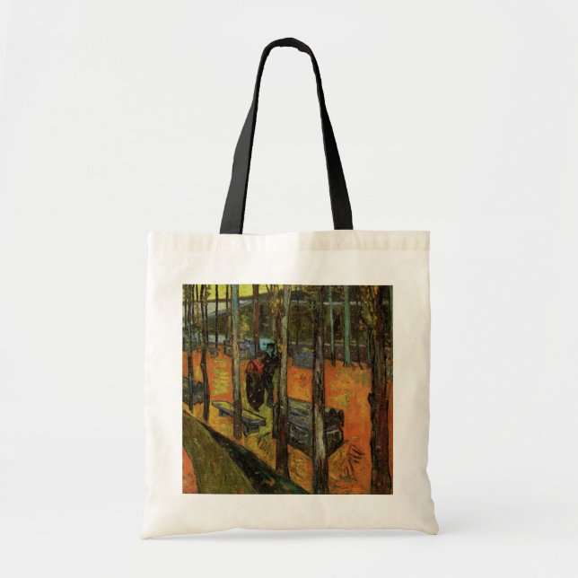 Tote Bag Les Alyscamps (cimetière) par Vincent van Gogh (Devant)