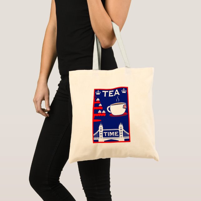 Tote Bag Les amateurs britanniques de thé (Devant (produit))