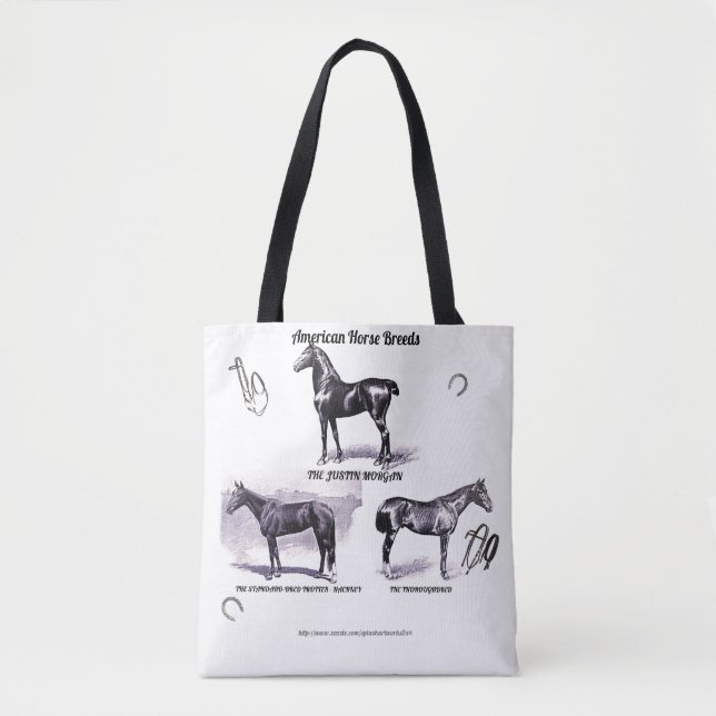 Tote Bag "Les amateurs de chevaux" (Devant)