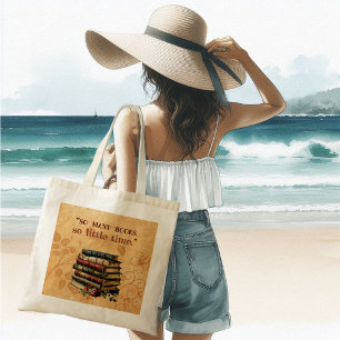Tote Bag Les Amateurs De Livre Citer Tant De Livres Si Peu