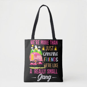 Tote Bag Les Amis Du Camping Sont Comme Une Petite Bande