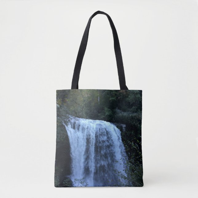 Tote Bag Les amoureux de la nature Belle cascade Fourre-tou (Devant)