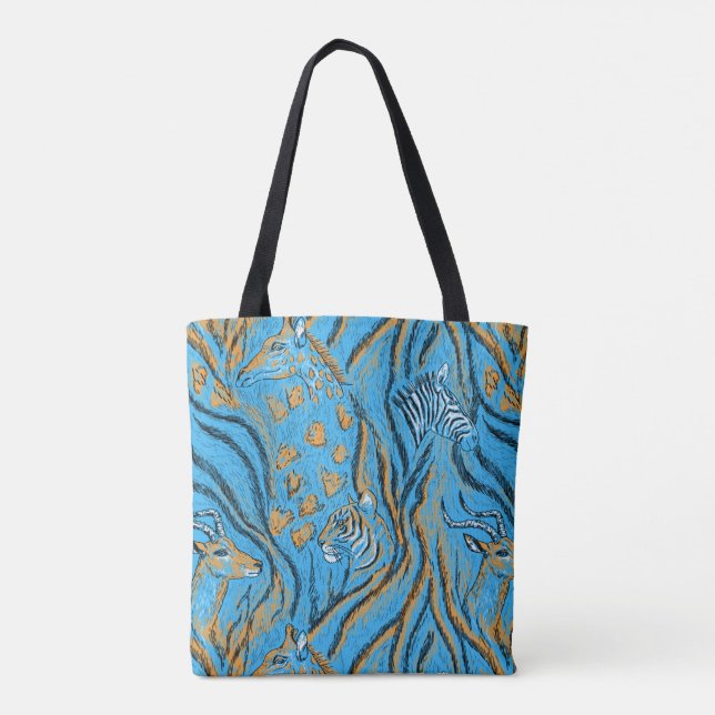 Tote Bag Les animaux Safari (Dos)