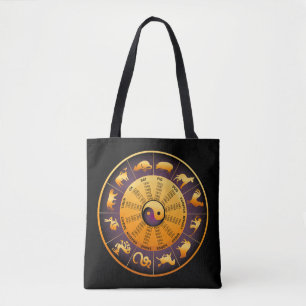 Tote Bag Les animaux zodiaques chinois