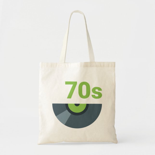 Tote Bag les années 70 Rock Record des années 1970 (Devant)