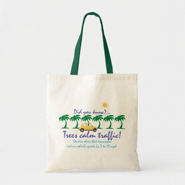 Tote Bag Les arbres calme la circulation ! (Devant)