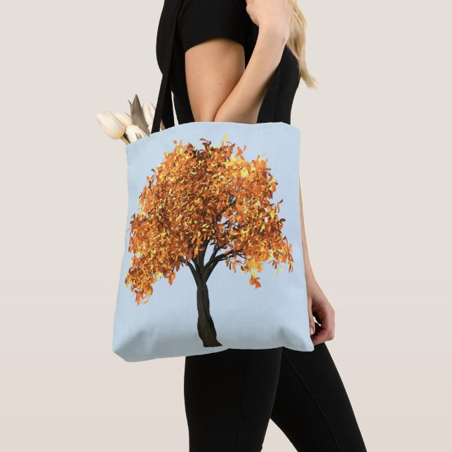 TOTE BAG LES ARBRES D'AUTOMNE TOMBENT (De près)