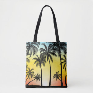 Tote Bag Les arbres tropicaux d'été