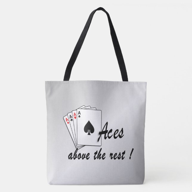 Tote Bag Les As au-dessus du reste de l'argent (Devant)