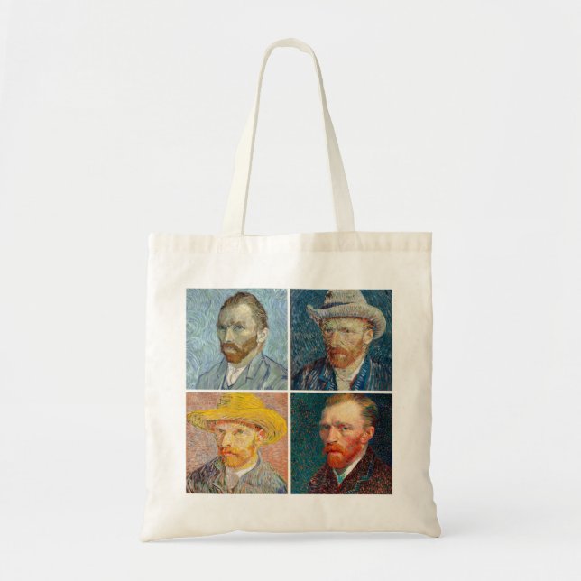 Tote Bag Les autoportraits de Van Gogh (Devant)