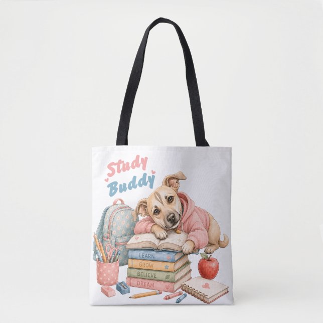 Tote Bag Les Aventures de Lina à l'école (Devant)
