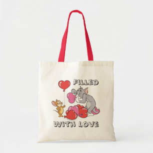 Tote Bag Les ballons de coeur de Valentine gonflent Tom & J