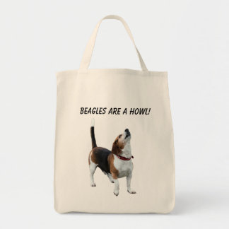 Tote Bag Les beagles sont un chien mignon d'hurlement