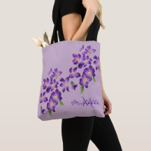 Les belles fleurs de violet monogrammes